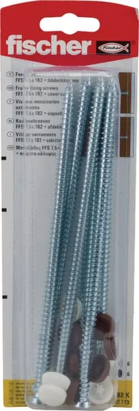 Fischer - FFS75182K - Window Frame Screw + Cap 6