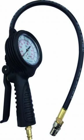 Flowconcept - 1918150700 - Pneumatic Pistol Analogue 0-12 Bar With Level Gauge + 500 mm