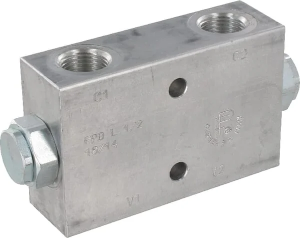 FluidPress - FPD03DF - Inline Piloted Check Valve 1/4 B