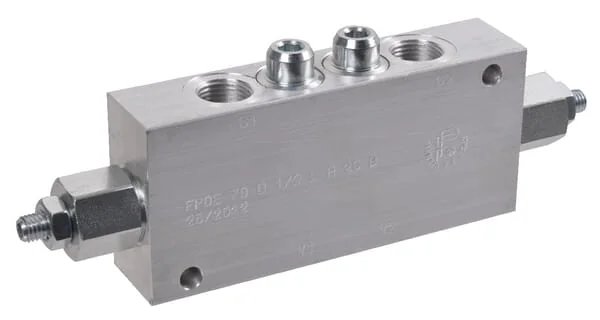 FluidPress - FPOB50D382F35 - Counter Balance Valve 3/8 Flanged And Vented