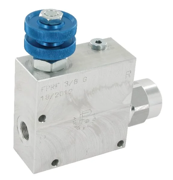 FluidPress - FPRF38G - Flow Control Valve 3-Way 3/8 30-50