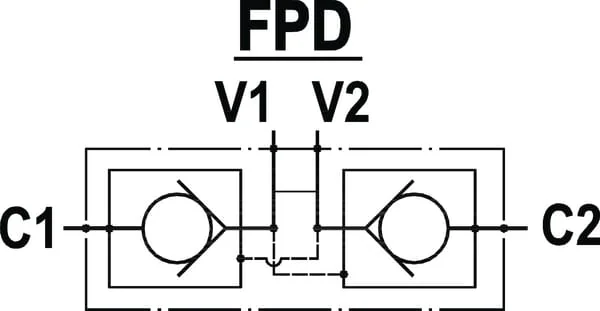 FluidPress - KOHU05001 - Pilot Check Valve S-06-3/8" Kit