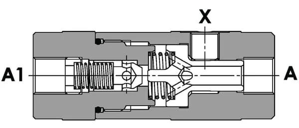 FluidPress - VUPSL05001 - Pilot Check Valve S-06-3/8"