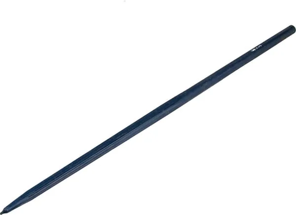 Forges du Saut du Tarn - FT201364 - Laderzinken Gerade Sternprofil 35x1200mm Spitze Spitze Mit M35 Durchmesser 11.5 Rollstift Schwarz