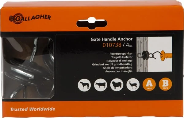 Gallagher - 010738GAL - Anchor Gate Insulator (4x) Gallagher