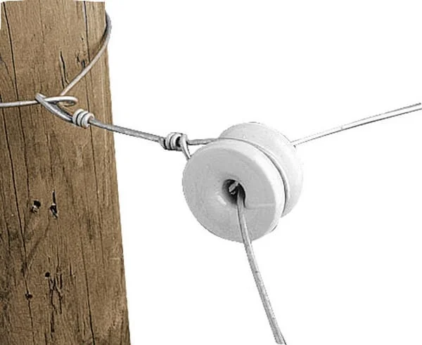 Gallagher - 015141GAL - Corner Insulator White Porcelain 60 Pieces Gallagher
