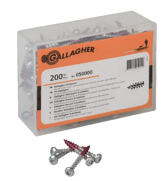 Gallagher - 050000GAL - Waxed Torx Screws 4.5x40 mm