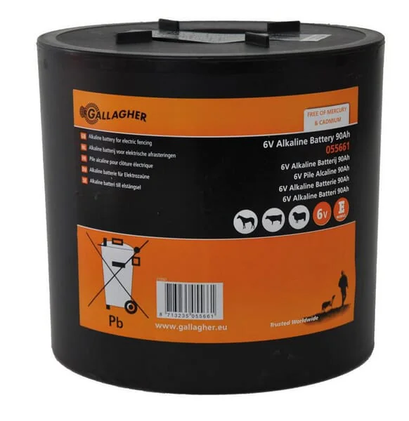 Gallagher - 055661GAL - Round Battery 6V