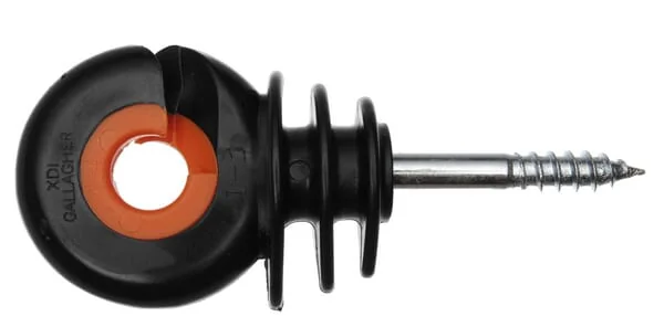 Gallagher - 065059GAL - Ring Insulator Black 75 Pieces Gallagher