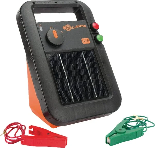 Gallagher - 341316GAL - Electric Fence Energiser Solar S16