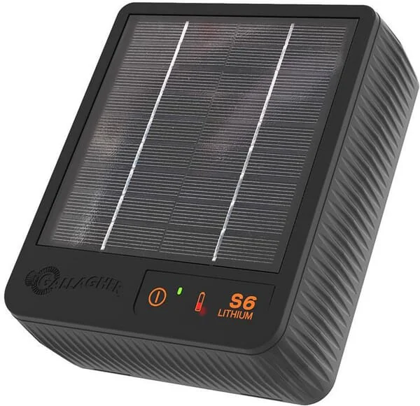Gallagher - 349008GAL - Electric Fence Energiser, Solar S6