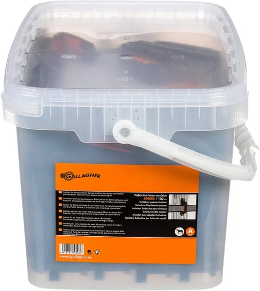 Gallagher - 699066GAL - Insulator Black 100 Pieces Gallagher