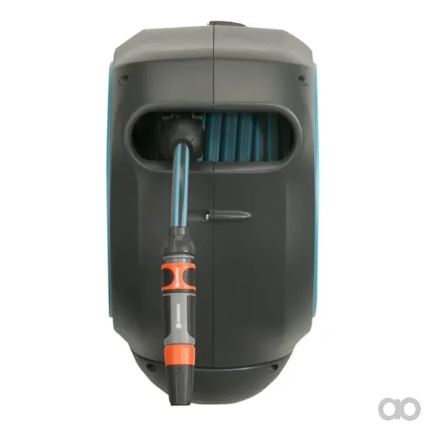 Gardena - GA18600 - Wall-Mounted Hose Box RollUp S, 15m 1/2" With Sprayer