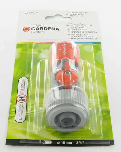 Gardena - GA2943 - Gardena Quick Coupling Shut-Off 3/4"