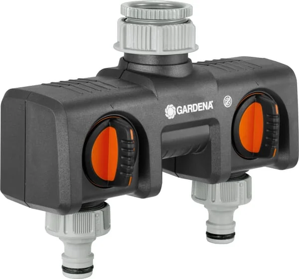 Gardena - GA8193 - Twin Tap Connector 3/4" And 1"