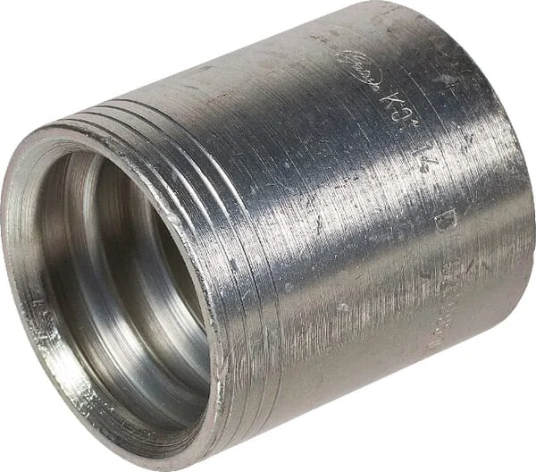 Gates - 10GS1F4 - Gates Crimp Sleeve Diameter 41.7x47.8mm DN16 White Zinc Passivated