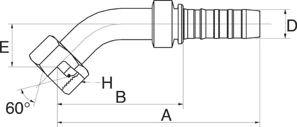 Gates - 16GS16FBSPORX45 - Press Nipple