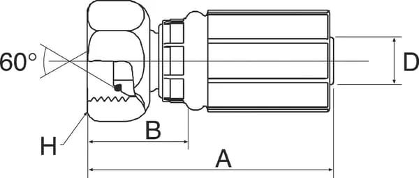 Gates - 4G4FBSPORX - Gates Pillar DN6-1/4 BSP
