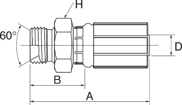 Gates - 4G4MBSPP - Gates Pillar DN6-1/4 BSPP