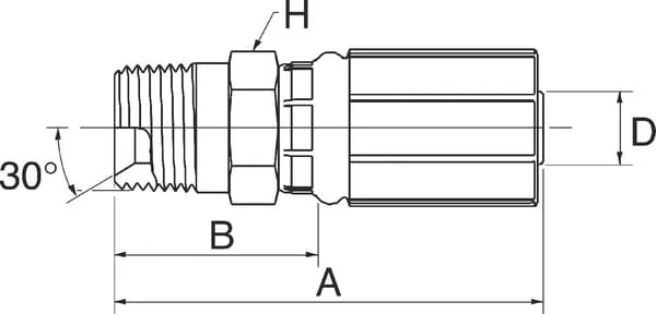 Gates - 5G4MP - Gates Fitting DN8-1/4 NPTF