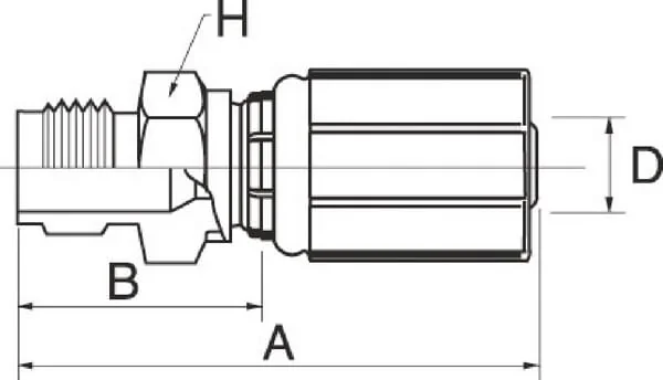 Gates - 6G18AV - Insert MVA DN10-M18x1.5