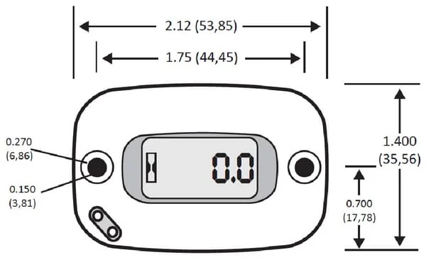 GDI - N15101030180 - Vibration Counter With Warnings