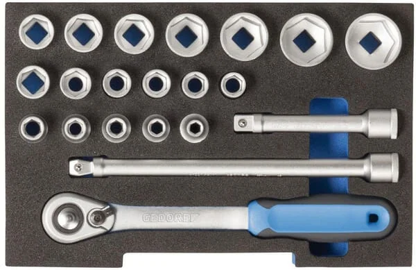 Gedore - 1100CT119GED - Socket Set 1/2", In 1/2 L-Boxx