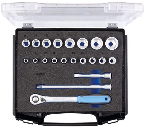 Gedore - 110119GED - Socket Set 1/2", in I-Boxx 72