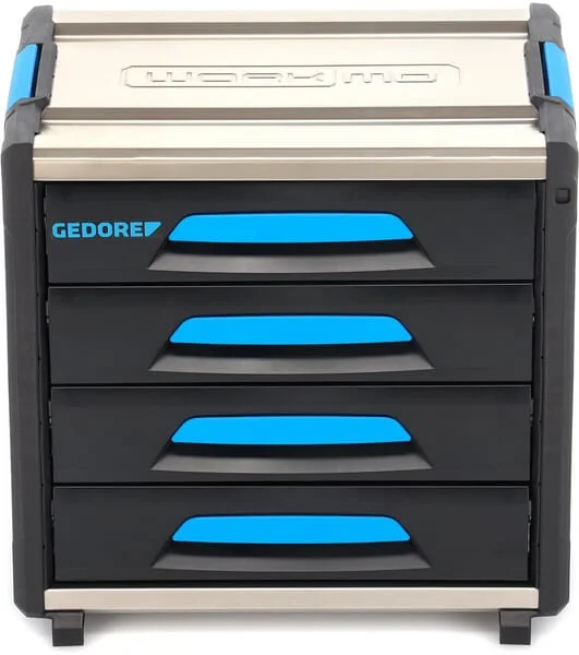 Gedore - 1110WM24GED - Toolbox 526x396x506mm, Black/Blue Plastic:Metal, Workmo b24 by Gedore