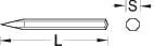 Gedore - 111256GED - Point Chisel 250x16 mm