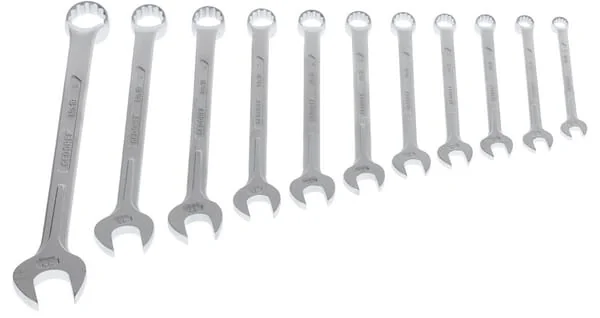 Gedore - 1B011GED - Combination Spanner Set 11 Pcs 8-22 mm