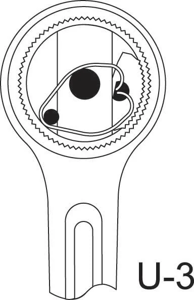 Gedore - 2193U3GED - Reversible Ratchet 1" 720 mm