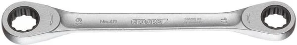 Gedore - 4R1013GED - Flat Ring Ratchet Spanner 10x13 mm