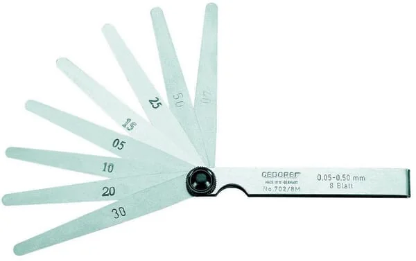 Gedore - 70213AGED - Feeler Gauge Set, Fan Pattern .0002-.035"