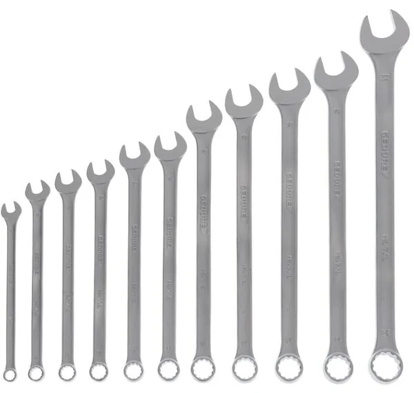 Gedore - 7XL0111GED - Combination Spanner Set, Extra Long, 11 pcs 8-22 mm