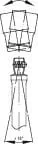 Gedore - DP1990KR7 - Shaft Extension 180mm