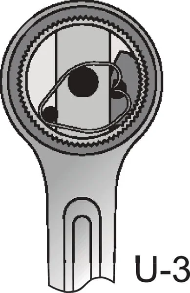 Gedore - DP1993U20G - Gedore Ratchet 1/2", Reversible Ratchet