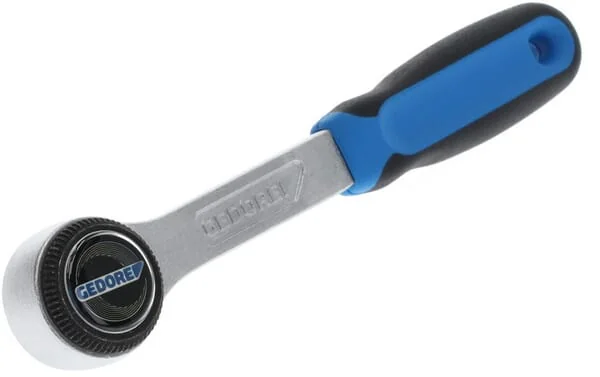 Gedore - DP2093U3 - Gedore Ratchet with Ring Fine Tooth 1/4, Reversible Ratchet