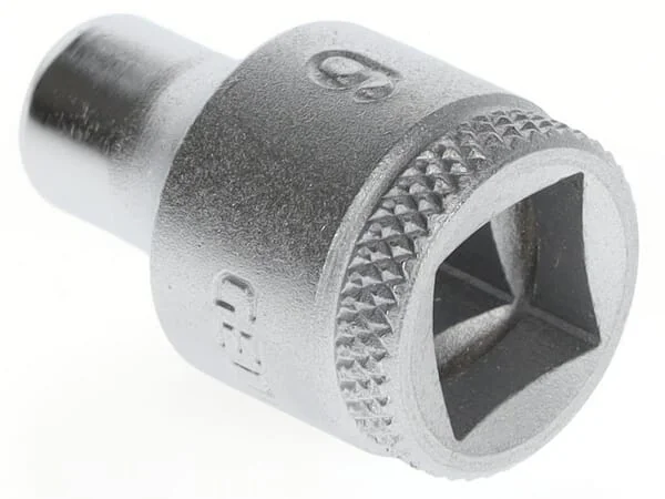 Gedore - DP306 - Socket 3/8" 6-Point 6 mm, Socket for Hex Nuts, 1 1/2" Drive