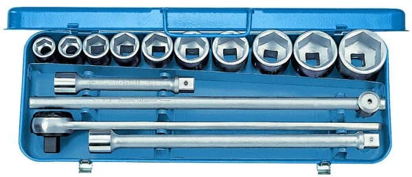Gedore - DP32EMU2 - Gedore Socket Set 3/4" 14pc 6-Point, Socket Wrench Set