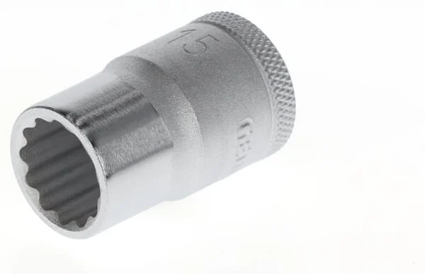 Gedore - DPD1915 - Socket 15mm Bihex 12pt, 1/2"