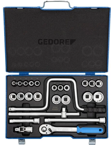 Gedore - DPD19TMU10 - Socket Wrenches 1/2" 10-32mm 25