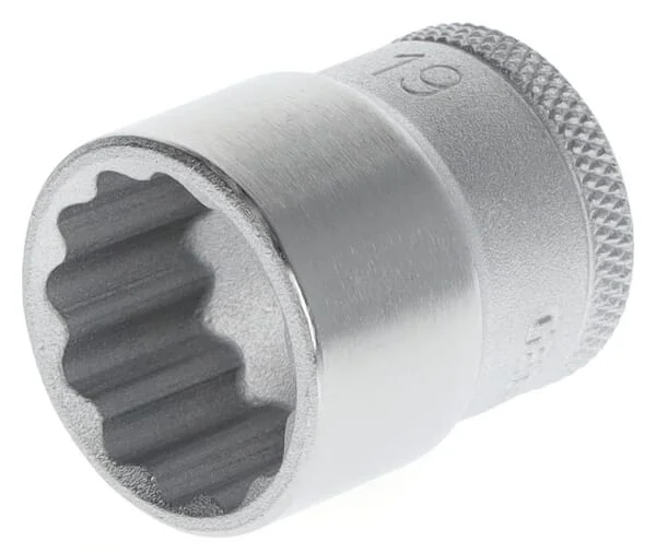 Gedore - DPD3019 - Socket 12-Sided 3/8 Inch-19mm