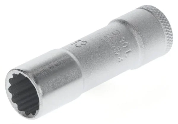 Gedore - DPD30L13 - Socket, 12-Sided, 3/8 Inch 13mm
