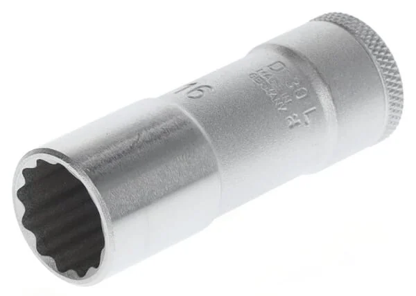 Gedore - DPD30L16 - Socket, 12-Sided, 3/8 Inch 16mm