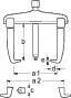 Gedore - HG106AS2 - Universal Puller Set