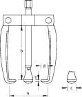 Gedore - HG1191BA - Gedore Puller 110mm