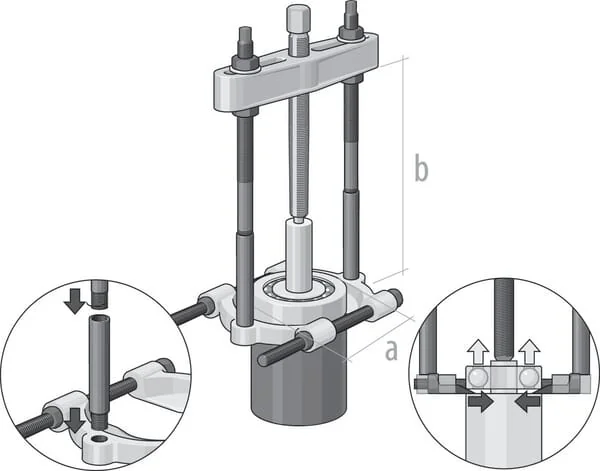 Gedore - HG1380 - Threaded Beam Puller