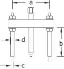 Gedore - HG1383 - Threaded Beam Puller