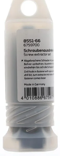 Gedore - HG855166 - Screw Extractor Set M3-M24 6pc
